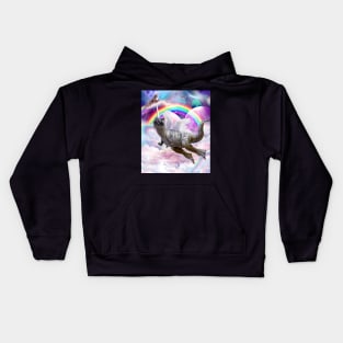 Rainbow Dinosaur Unicorn Dinocorn Kids Hoodie